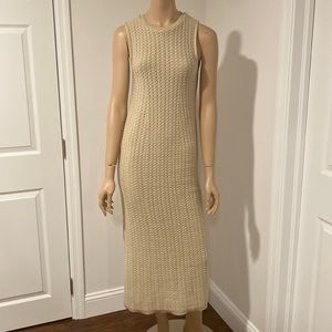 Pretty Lavish cotton knit maxi sleeveless dress